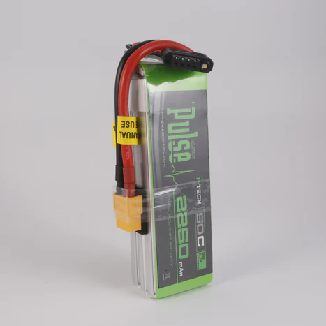 Batería LiPo PULSE 2250 mAh, 50 C, 11,1 V, 3S, P-Tech - Conector XT60 - Imagen 4