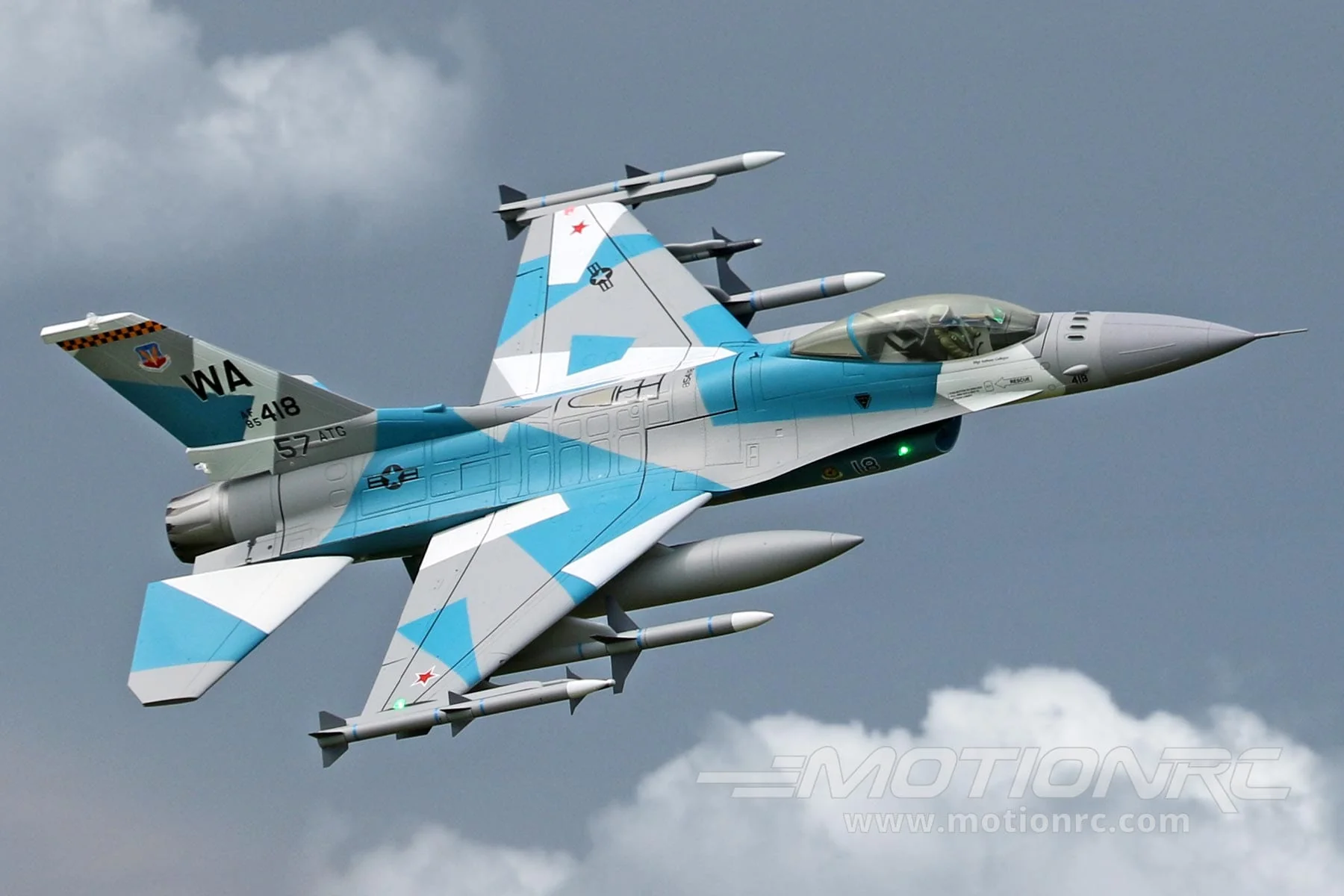 Avión de combate F-16 V2 ULTRA de 90 mm y 8S EDF JET PNP