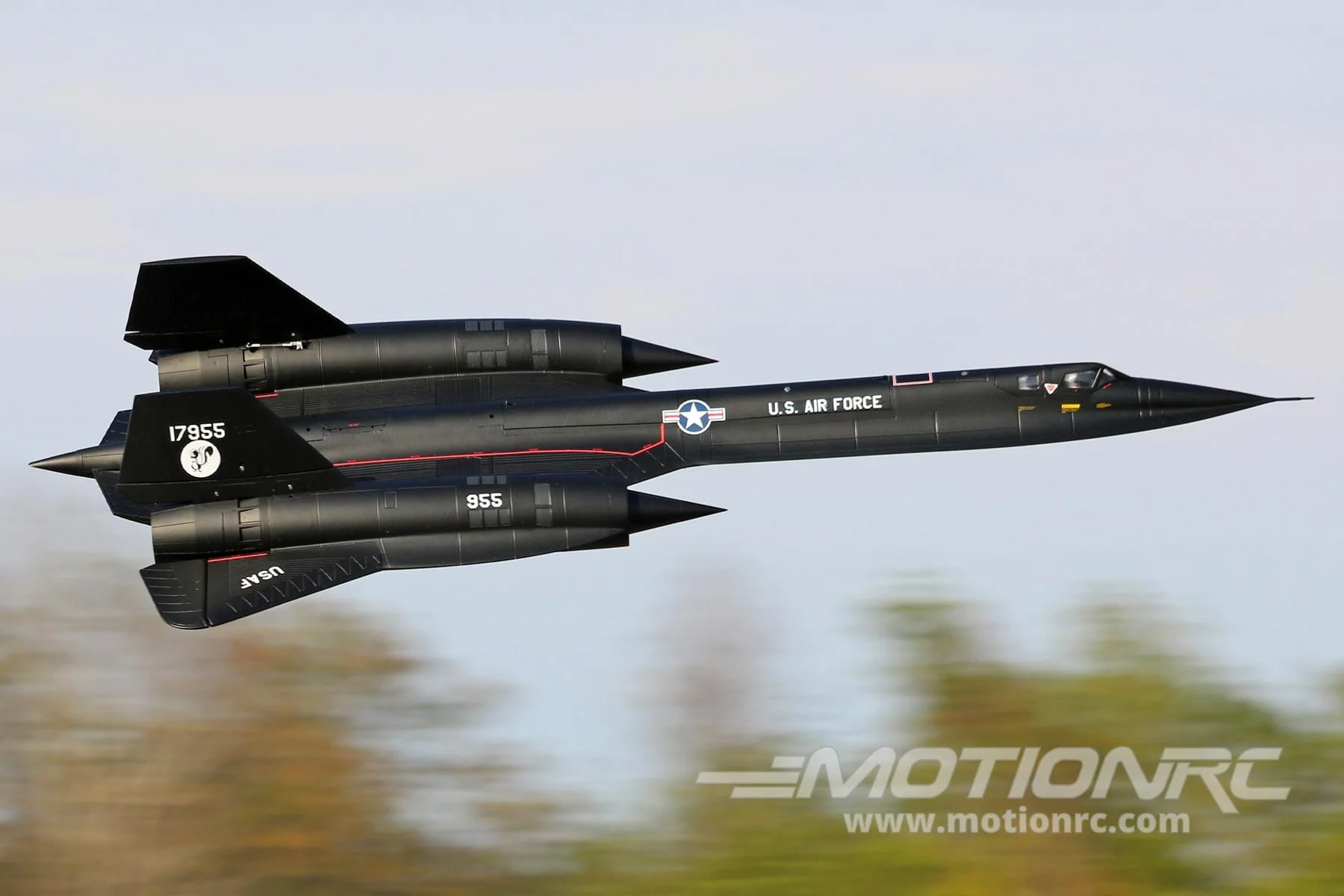 Avión de combate Freewind SR-71 BLACKBIRD TWIN de 70 mm con giroscopio PNP - Imagen 10