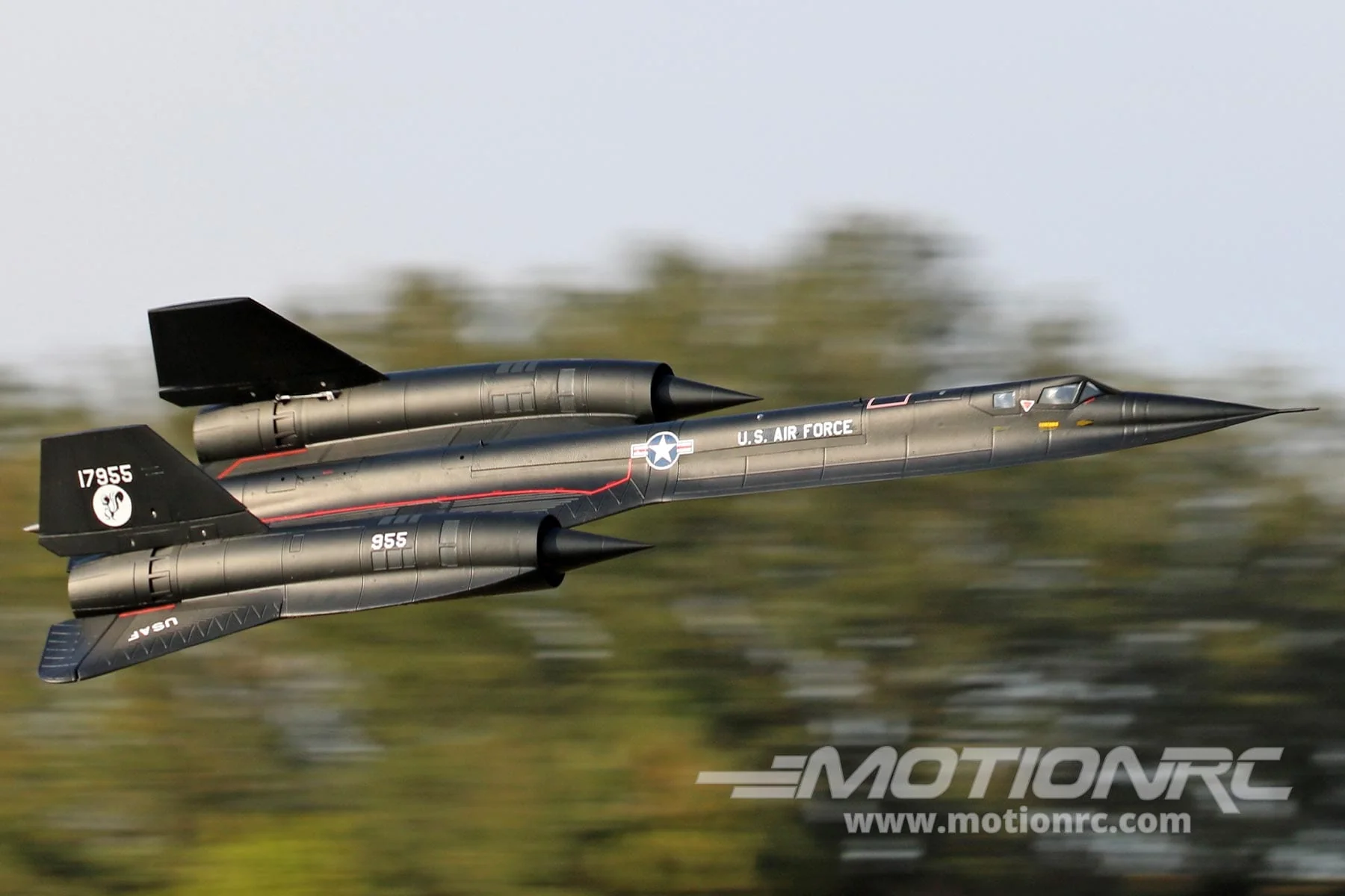 Avión de combate Freewind SR-71 BLACKBIRD TWIN de 70 mm con giroscopio PNP - Imagen 12