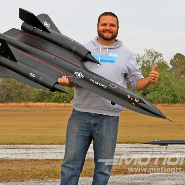 Avión de combate Freewind SR-71 BLACKBIRD TWIN de 70 mm con giroscopio PNP