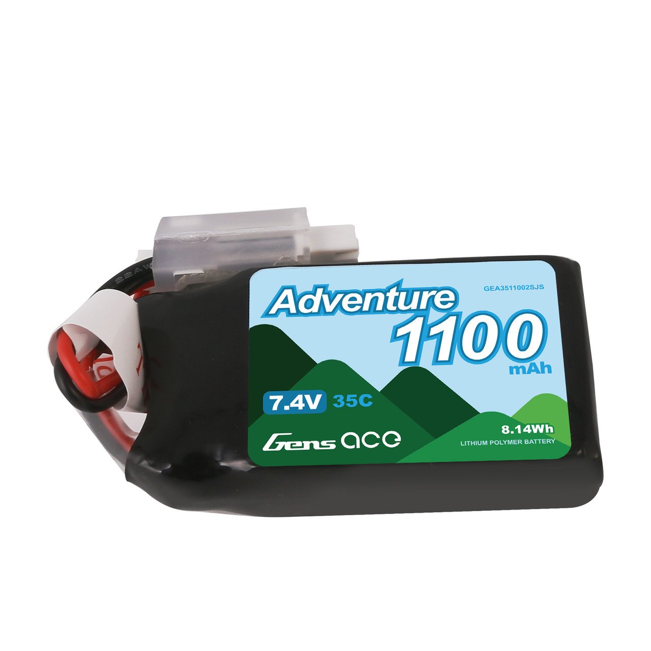 Batería Lipo Gens ace Adventure Series de 1100 mAh, 2S, 7,4 V, 35 C y conector JST-PHR - Imagen 6