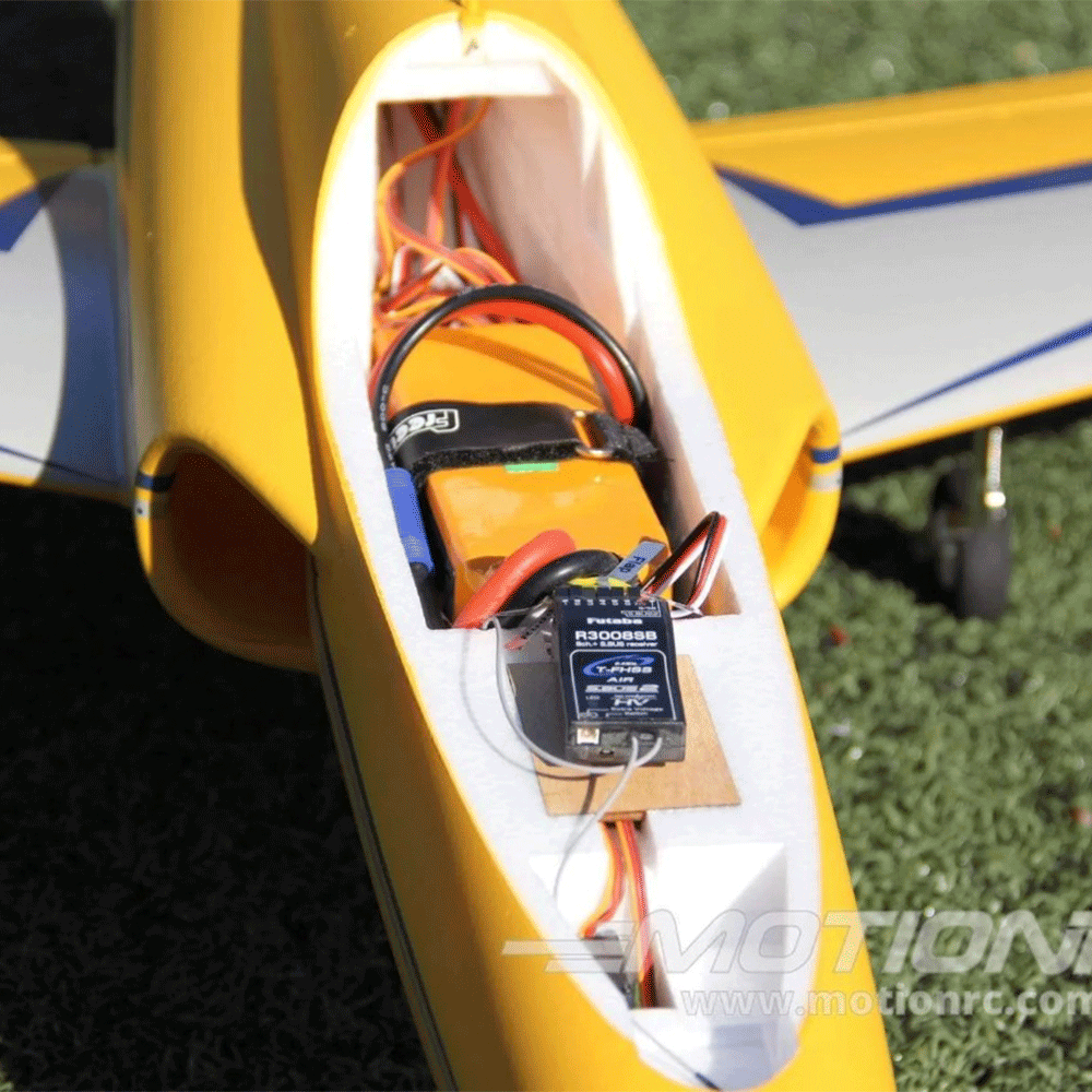 Avion Jet Vulcan 70mm Freewing AMARILLO PNP - Imagen 5