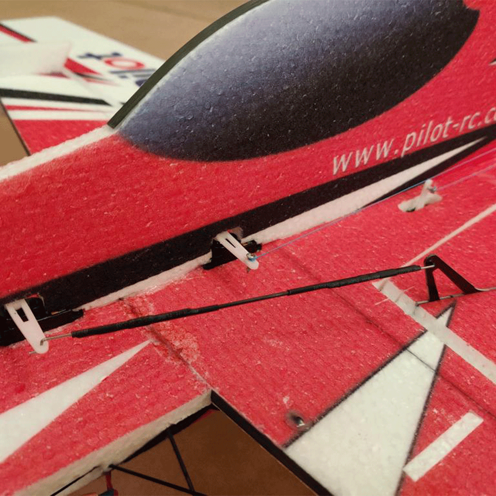 AVION PILOT RC SHOCK FLYER PNP VERSIÓN BLANCO/ROJO - Imagen 3