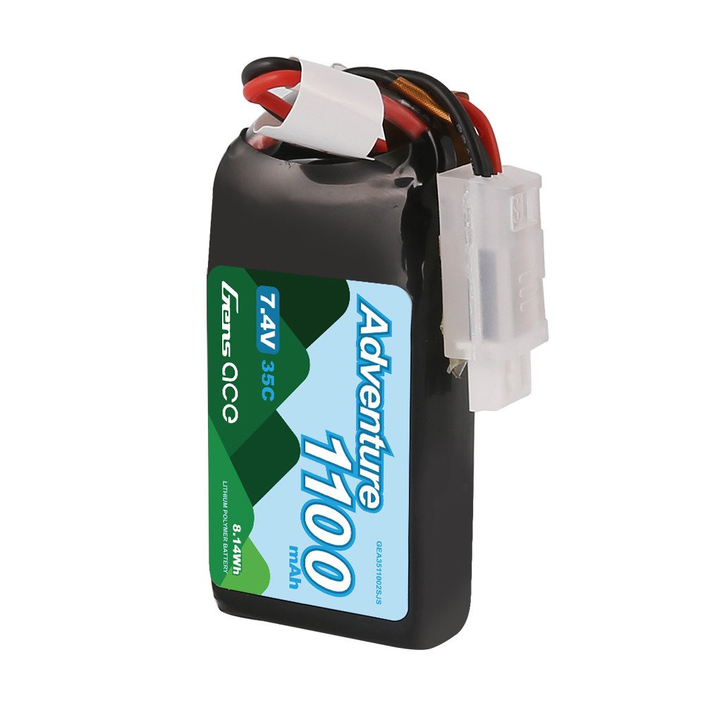 Batería Lipo Gens ace Adventure Series de 1100 mAh, 2S, 7,4 V, 35 C y conector JST-PHR - Imagen 3
