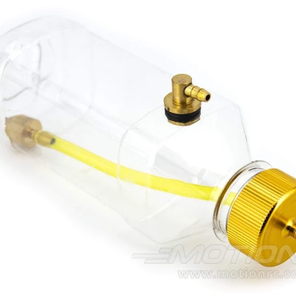 Tanque de combustible transparente y accesorios de aluminio BenchCraft de 260 ml (9 oz).