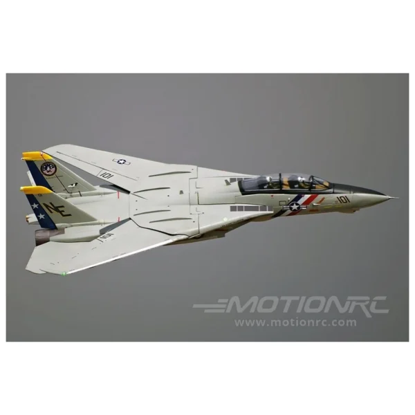 Avión a reacción F-14 Tomcat Twin de 80 mm con motor EDF-PNP
