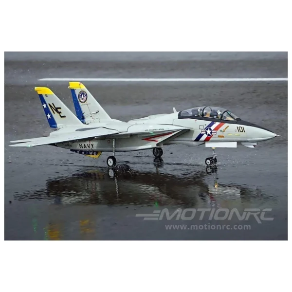 Avión a reacción F-14 Tomcat Twin de 80 mm con motor EDF-PNP