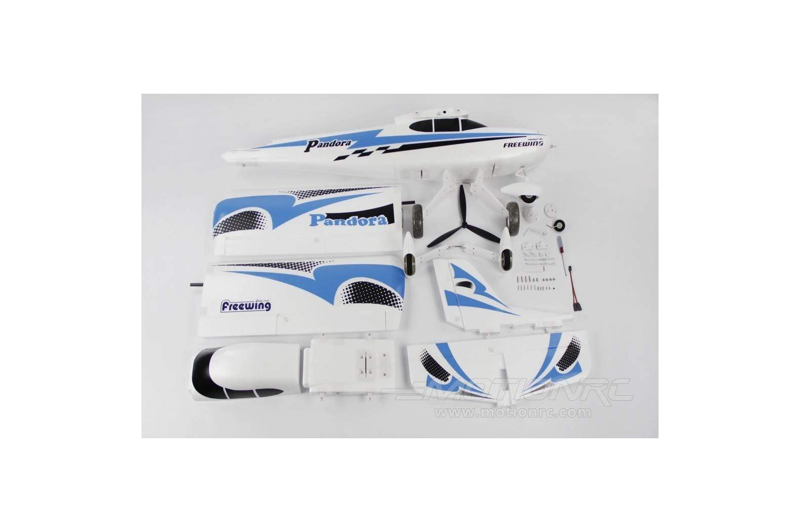 Avion Freewing Pandora 4 en 1 Azul, 1400 mm (55") de envergadura - PNP - Imagen 3