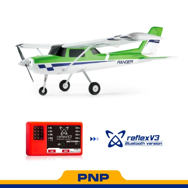 Avión FMS RANGER EP V2 1220MM PNP REFLEX V3 VERDE