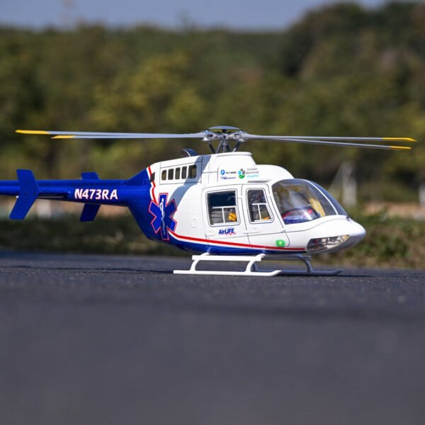 Helicóptero RC FlyWing BELL-407 GPS a escala, tamaño 470L, con controlador de vuelo ACE (RTF)