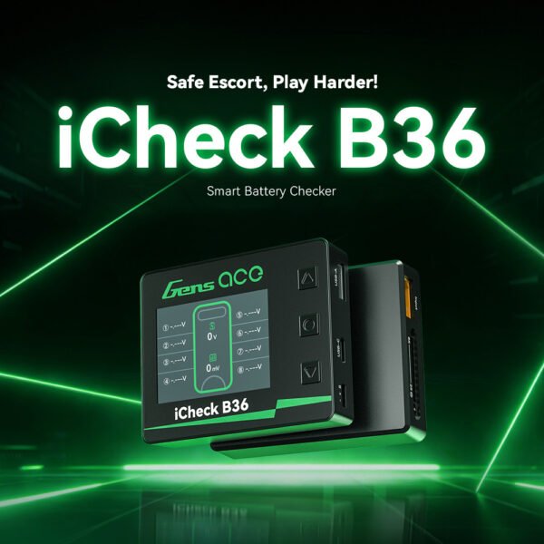 Gens ace iCheck B36 | Comprobador de baterías RC inteligentes